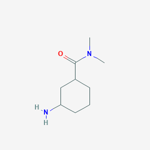 3-amino-N,N-dimethylcyclohexane-1-carboxamide