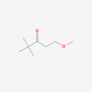 molecular formula C8H16O2 B1525444 1-Methoxy-4,4-dimethylpentan-3-one CAS No. 1249862-83-6