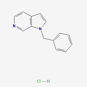 molecular formula C14H13ClN2 B1525445 1-benzyl-1H-pyrrolo[2,3-c]pyridine hydrochloride CAS No. 1311318-23-6