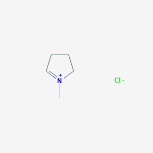 molecular formula C5H10ClN B15254569 1-Methyl-1-pyrrolinium chloride 