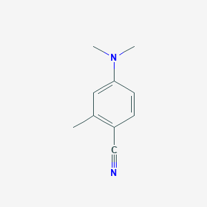 molecular formula C10H12N2 B1525457 4-(二甲氨基)-2-甲基苯甲腈 CAS No. 57413-39-5