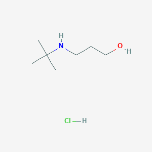 molecular formula C7H18ClNO B1525459 3-(Tert-butylamino)propan-1-ol hydrochloride CAS No. 1311317-79-9