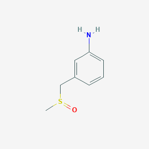 molecular formula C8H11NOS B1525473 3-(Methanesulfinylmethyl)aniline CAS No. 1249638-14-9
