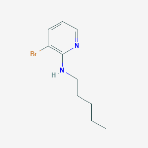 molecular formula C10H15BrN2 B1525478 3-bromo-N-pentylpyridin-2-amine CAS No. 885370-46-7