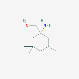 molecular formula C10H21NO B1525504 (1-Amino-3,3,5-trimethylcyclohexyl)methanol CAS No. 1179825-40-1
