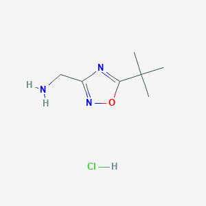 (5-Tert-butyl-1,2,4-oxadiazol-3-yl)methanamine hydrochloride