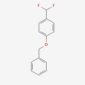 B1525526 1-(Benzyloxy)-4-(difluoromethyl)benzene CAS No. 915799-67-6