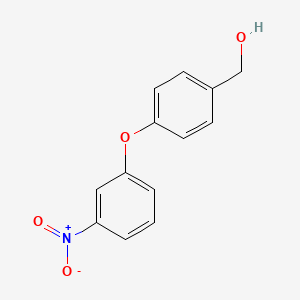 molecular formula C13H11NO4 B1525547 [4-(3-Nitrophenoxy)phenyl]methanol CAS No. 1178153-54-2