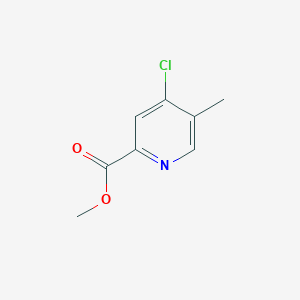 molecular formula C8H8ClNO2 B1525551 Methyl 4-chloro-5-methylpicolinate CAS No. 1104455-41-5