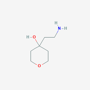 4-(2-Aminoethyl)oxan-4-ol
