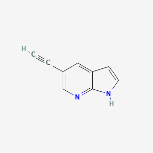 molecular formula C9H6N2 B1525569 5-ethynyl-1H-pyrrolo[2,3-b]pyridine CAS No. 1207351-16-3