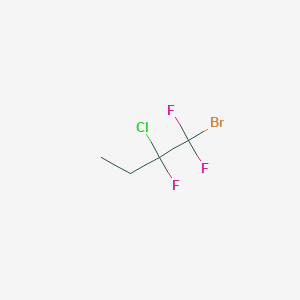 molecular formula C4H5BrClF3 B1525572 1-Bromo-2-chloro-1,1,2-trifluorobutane CAS No. 1081534-24-8
