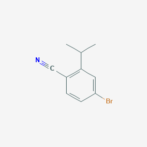 molecular formula C10H10BrN B1525578 4-Bromo-2-isopropylbenzonitrile CAS No. 1349717-06-1