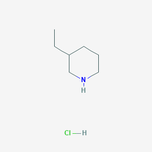 molecular formula C7H16ClN B1525579 3-Ethylpiperidine hydrochloride CAS No. 58531-32-1