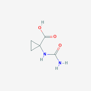molecular formula C5H8N2O3 B1525582 1-(Carbamoylamino)cyclopropane-1-carboxylic acid CAS No. 861339-27-7