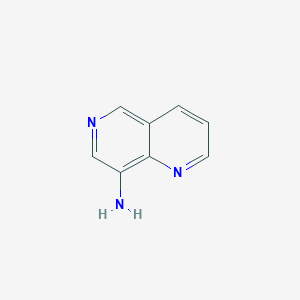 molecular formula C8H7N3 B1525583 1,6-Naphthyridin-8-amine CAS No. 55570-63-3