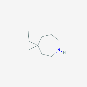 molecular formula C9H19N B1525584 4-乙基-4-甲基氮杂庚烷 CAS No. 1314907-68-0