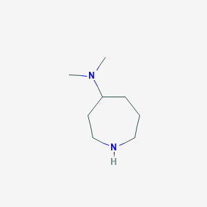 molecular formula C8H18N2 B1525594 N,N-dimethylazepan-4-amine CAS No. 933704-58-6