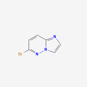 molecular formula C6H4BrN3 B1525595 6-Bromoimidazo[1,2-B]pyridazine CAS No. 1159977-65-7