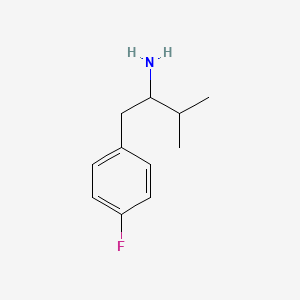 molecular formula C11H16FN B1525602 1-(4-Fluorophenyl)-3-methylbutan-2-amine CAS No. 1178757-00-0