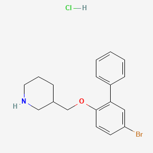 5-Bromo[1,1'-biphenyl]-2-yl 3-piperidinylmethyl ether hydrochloride