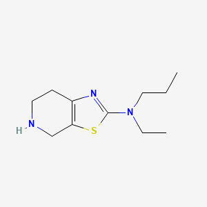molecular formula C11H19N3S B15256154 N-Ethyl-N-propyl-4H,5H,6H,7H-[1,3]thiazolo[5,4-c]pyridin-2-amine 