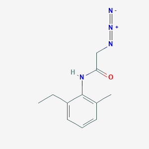 molecular formula C11H14N4O B1525650 2-azido-N-(2-ethyl-6-methylphenyl)acetamide CAS No. 1249964-01-9