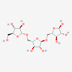 molecular formula C15H26O13 B1525653 α-L-阿拉呋-(1->5)-α-L-阿拉呋-(1->5)-α-L-阿拉呋 CAS No. 89315-59-3
