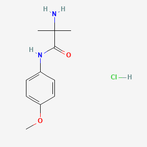 2-Amino-N-(4-methoxyphenyl)-2-methylpropanamide hydrochloride