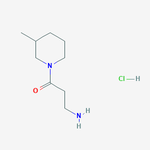 3-Amino-1-(3-methyl-1-piperidinyl)-1-propanone hydrochloride