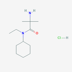 2-Amino-N-cyclohexyl-N-ethyl-2-methylpropanamide hydrochloride