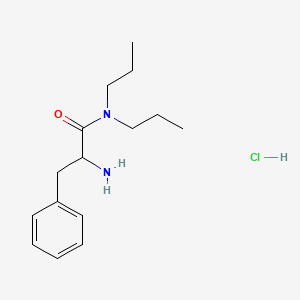 2-Amino-3-phenyl-N,N-dipropylpropanamide hydrochloride