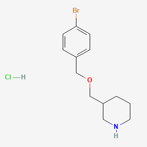 3-{[(4-Bromobenzyl)oxy]methyl}piperidine hydrochloride