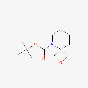 molecular formula C12H21NO3 B1525697 5-Boc-2-oxa-5-azaspiro[3.5]nonane CAS No. 1374659-20-7