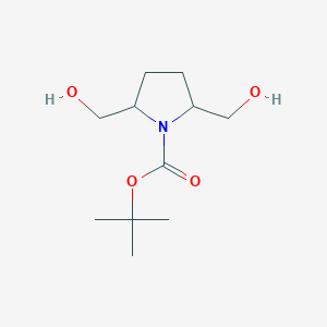 tert-Butyl 2,5-bis(hydroxymethyl)pyrrolidine-1-carboxylate