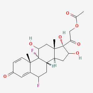 6,9-Difluoro-11,16,17-trihydroxy-3,20-dioxopregna-1,4-dien-21-yl acetate