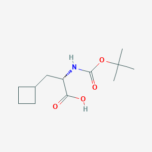 (S)-2-((tert-Butoxycarbonyl)amino)-3-cyclobutylpropanoic acid