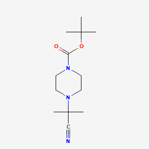 Tert-butyl 4-(2-cyanopropan-2-yl)piperazine-1-carboxylate