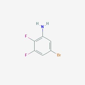 molecular formula C6H4BrF2N B1525741 5-Bromo-2,3-difluoroaniline CAS No. 1375068-68-0
