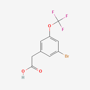 3-Bromo-5-(trifluoromethoxy)phenylacetic acid