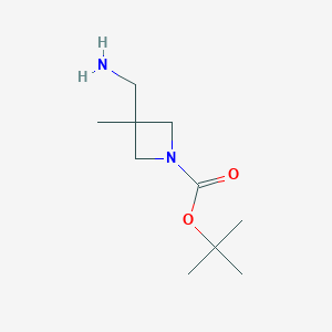 Tert-butyl 3-(aminomethyl)-3-methylazetidine-1-carboxylate