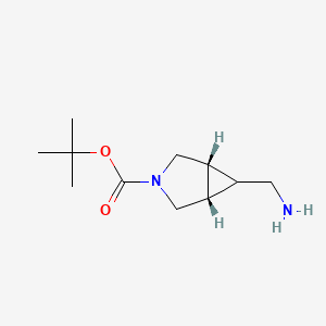 tert-butyl (1R,5S)-6-(aminomethyl)-3-azabicyclo[3.1.0]hexane-3-carboxylate