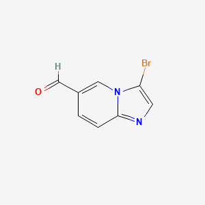 molecular formula C8H5BrN2O B1525761 3-Bromoimidazo[1,2-a]pyridine-6-carbaldehyde CAS No. 1004550-20-2