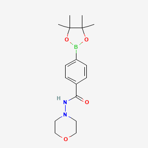 N-(Morpholin-4-yl)-4-(4,4,5,5-tetramethyl-1,3,2-dioxaborolan-2-yl)benzamide
