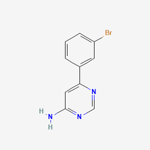 6-(3-Bromophenyl)pyrimidin-4-amine