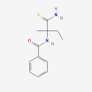 N-(1-carbamothioyl-1-methylpropyl)benzamide