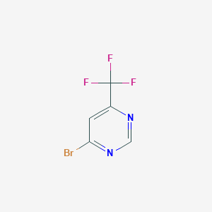 molecular formula C5H2BrF3N2 B152579 4-Bromo-6-(trifluoromethyl)pyrimidine CAS No. 785777-89-1