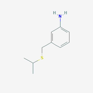 3-[(Propan-2-ylsulfanyl)methyl]aniline