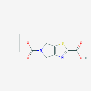 5-(tert-Butoxycarbonyl)-5,6-dihydro-4H-pyrrolo[3,4-d]thiazole-2-carboxylic acid
