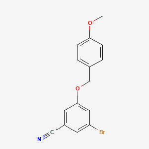 3-Bromo-5-(4-methoxy-benzyloxy)-benzonitrile